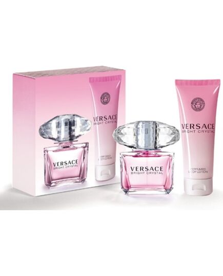 VERSACE BRIGHT CRYSTAL EAU DE TOILETTE FOR WOMEN 90 ML + TĚLOVÉ MLÉKO 100 ML GIFT SET
