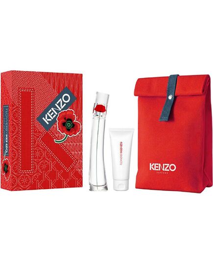 KENZO FLOWER BY KENZO DÁRKOVÁ SADA EDP 50 ML, TĚLOVÉ MLÉKO 75 ML A POUZDRO 50ML